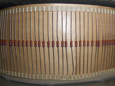 7500 ohm 1 watt 5% metal film resistors - 5,000 pieces