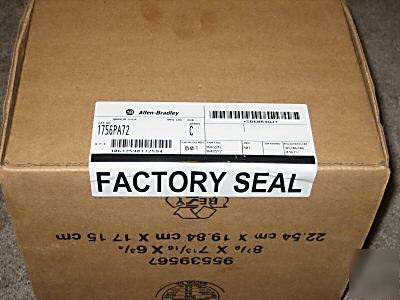 Allen bradley 1756-PA72 /c | controllogix supply * *