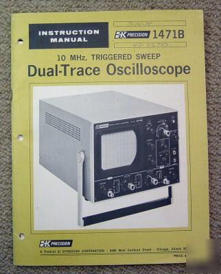 B&k b k bk b+k model 1471B oscilloscope manual original