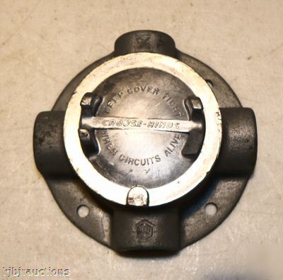 Crouse hinds gufx 26 explosion proof 4 port conduit box