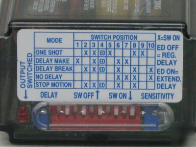 Electro proximity control dpdt relay module PL100B