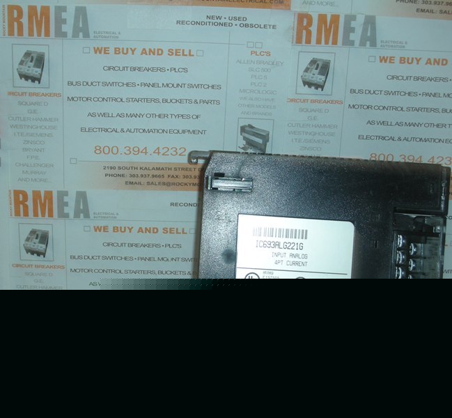 Ge fanuc IC693ALG221G analog input used