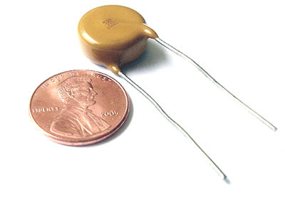 High voltage ceramic disc capacitor ~ 200PF 6000V (10)