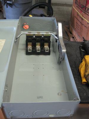 Ite disconnect switch 200 amp 600 v NF354 non fusible