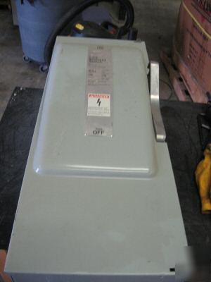 Ite disconnect switch 200 amp 600 v NF354 non fusible