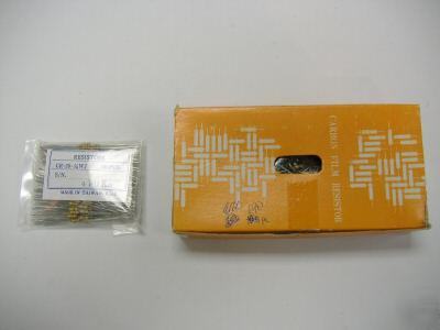 Lot of 1000 _ carbon film resistors 150 ohm, 1/4 w, 5%