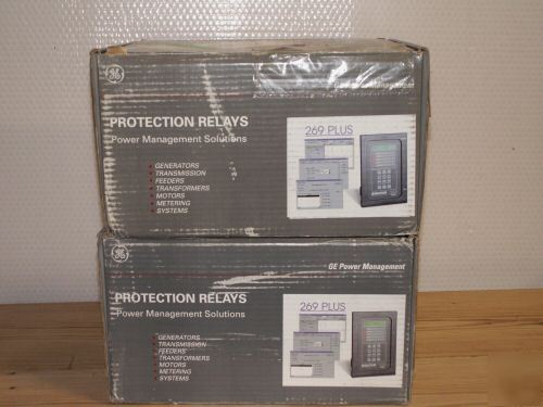 New 2 multilin 269PLUS 100P-120AC relays, no 