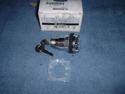New 9001-KS11K3 square d selector switch key oper.