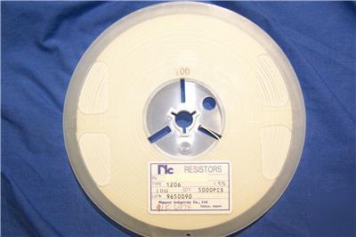 New NRC12J220TR nippon smd res 1206 5% 1/4W qty 5000 
