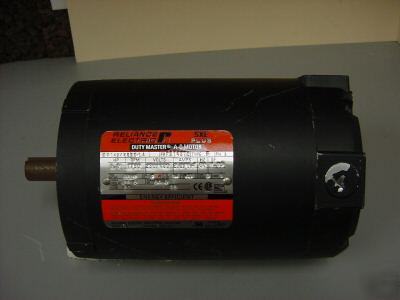 Reliance electric motor 230/460VAC 1 hp 142TC sxe plus