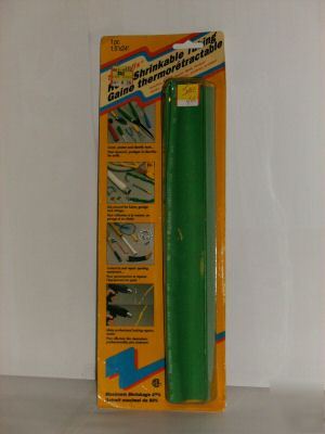 Thermafix heat shrinkable shrink tubing 1.5X24 green