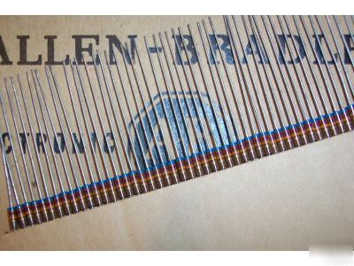 4 allen bradley carbon comp resistors 1.5K 5% * 1/2W