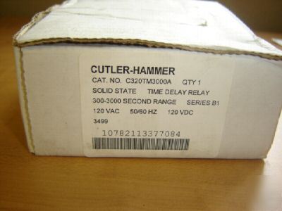 Cutler hammer solid st time delay relay C320TM3000A
