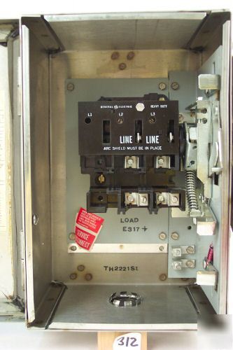 Ge 30 amp stainless fuseable disconnect safety switch