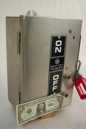 Ge 30 amp stainless fuseable disconnect safety switch