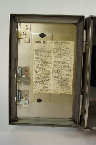 Ge 30 amp stainless fuseable disconnect safety switch