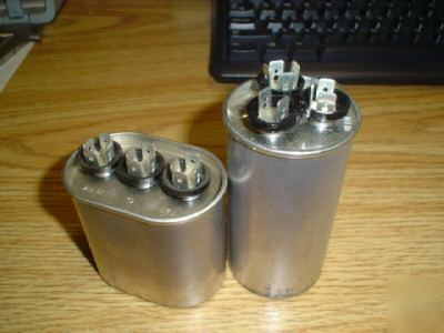 New 1 370V 60/5UF a/c dual round motor run capacitor 