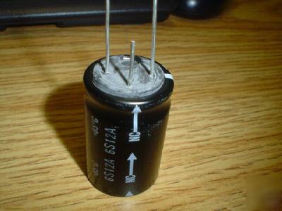 New 10 marcon 200V 220UF 3 lead radial capacitors 