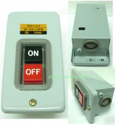 New power pushbutton station with panel mounting #0601