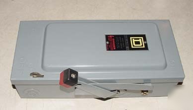 New square d safety disconnect switch HU361-ei 