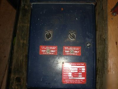  shipco motor starter panel - used