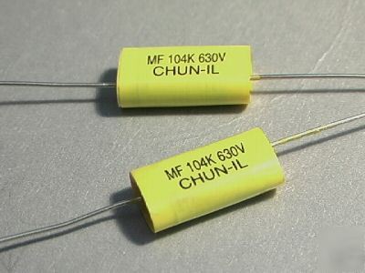 0.1UF 630V mf capacitor for tube amp ham radio x 2