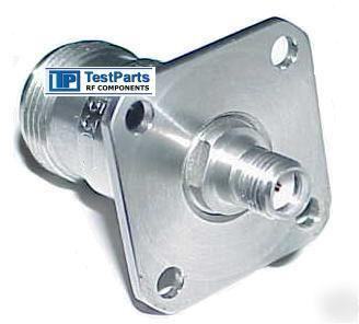 05-00949 sma to n coaxial adapter mil-spec rf microwave
