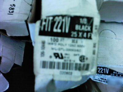 1/8IN shrink tube fit 221V box of 100 ft free s/h