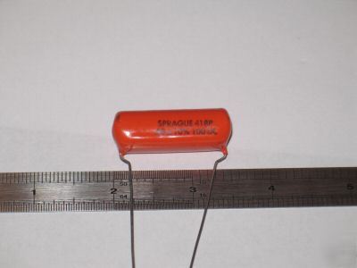 10 sprague orange drop capacitors .68UF 100V 418P lot 