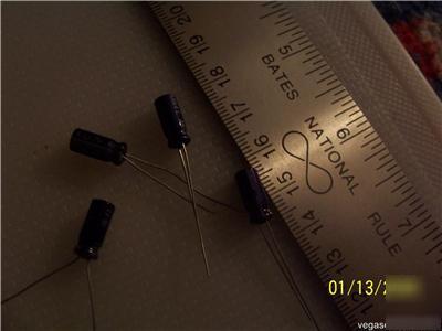 (25)electrolytic radial capacitor 4.7 uf 50 v surge sre