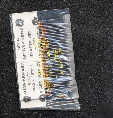 50 carbon comp 24 k ohm 1/4 w watt resistor ab vintage