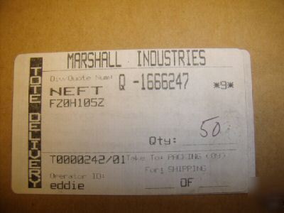 50 electrolytic 1FARAD @ 5.5VDC marshall capacitors