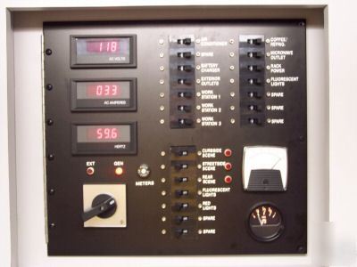 Mobile command post trailer diesel generator office