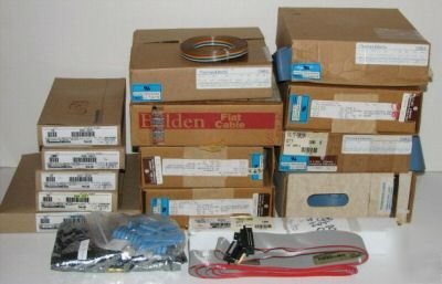 New lot flat ribbon cable/connector roll thomas & betts