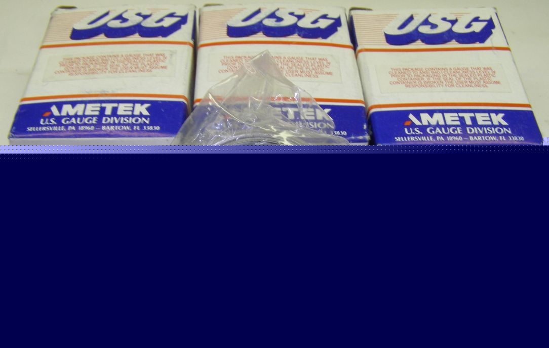 New three ametek pressure gauges... 