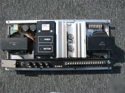 Pyrotronics el 410-3 fire alarm / pa amplifier