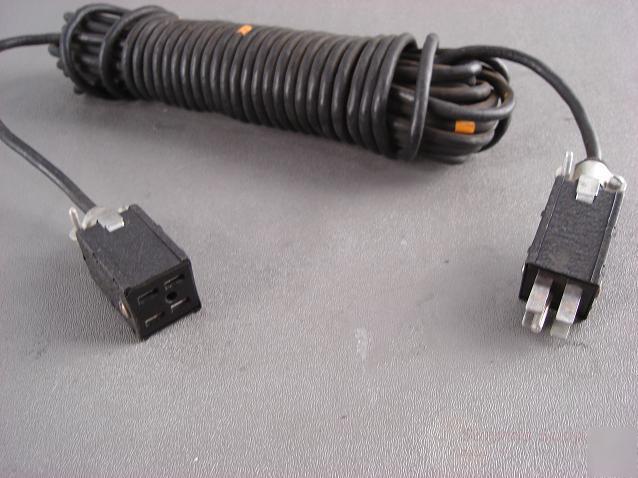 Rare unusual test equipment extension cord 25' +/-