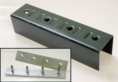 B-line unistrut splice clevis, plate corner group