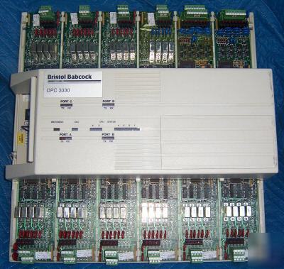 Bristol babcock dpc 3330 process controller +12 modules