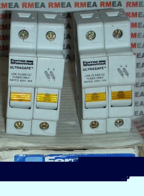 Ferraz shawmut ultrasafe fuse holder 2@ USCC2I nos