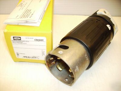 Hubbell twist lock plug CS8365C cs-8365C 250 vac 50 amp