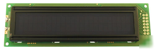 Lot of 12: HD44780 24X2 blue lcd w/bl (DM24210TMSBE)