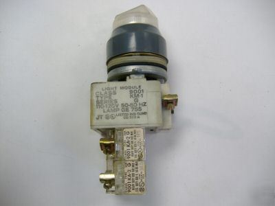 Square d light module 9001 km-1, series g, lamp ge 755