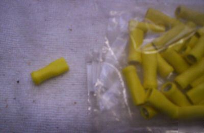Totally insulated yellow 6.3 female push on pack of 50