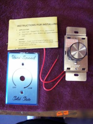 Vari speed 120 volt rotary speed controller