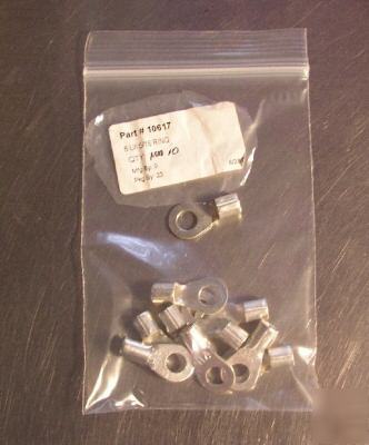 20 pieces #6 5/16 ring u/i electrical connect terminal