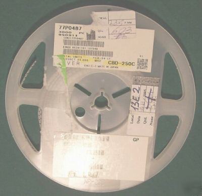 (25) 25.000 mhz crystals,fcx-04, cbd-250C, 77P0487, smt