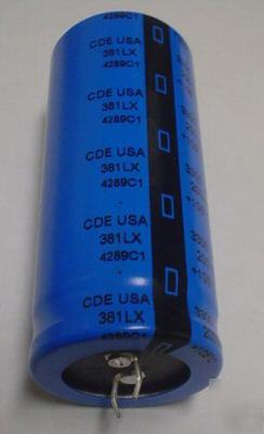 50PCS cde 200V 3300UF snap in 105C capacitors 
