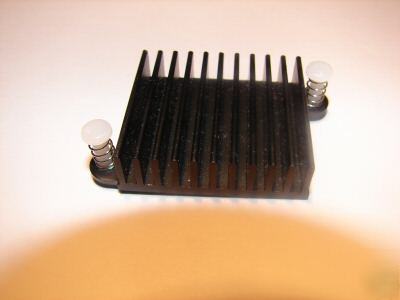 Aluminum heat sink for cnc items bga attachment