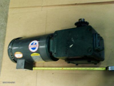 Baldor 3 hp motor & grove gear gearbox high efficiency 